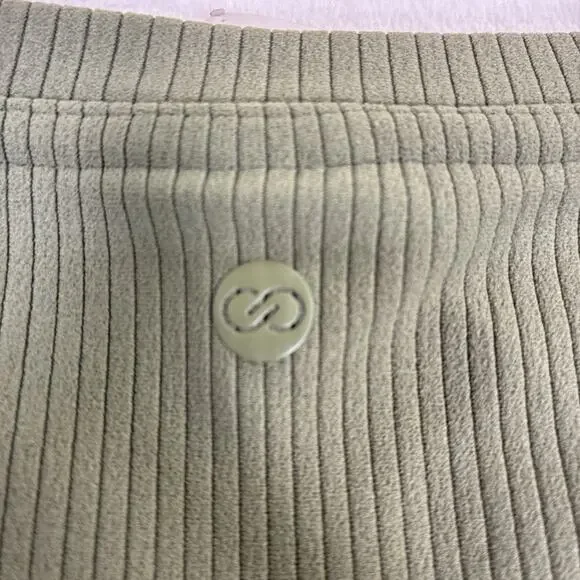 Calia by Carrie Underwood Women’s Green Ribbed Athletic Top Sz Med Long Sleeve - Picture 9 of 11